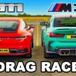 porsche-911-bmw-m3-drag-race-carwow