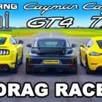 Ford Mustang Mach 1 kontra Porsche Cayman w wyścigu na 1/4 mili