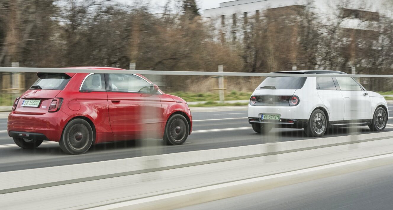 Fiat 500, Honda e (2022) - test, porównanie