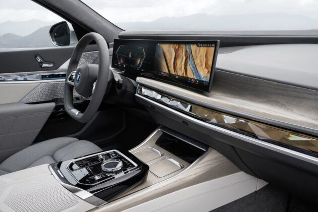 Nowe BMW serii 7 / i7 (2022) G70 - wnętrze