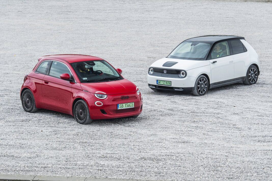 Fiat 500, Honda e (2022) - test, porównanie