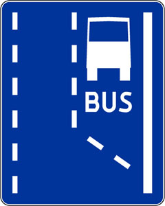 Znak_D-11_Początek_pasa_ruchu_dla_autobusow