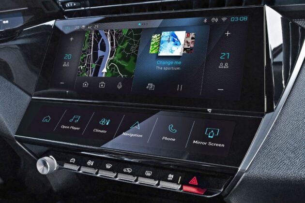 Peugeot 408 (2023) - system multimedialny