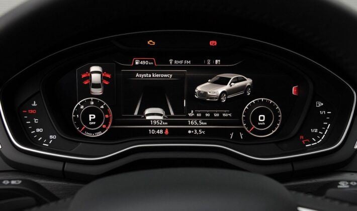 Audi A4 B9 - wirtualne zegary