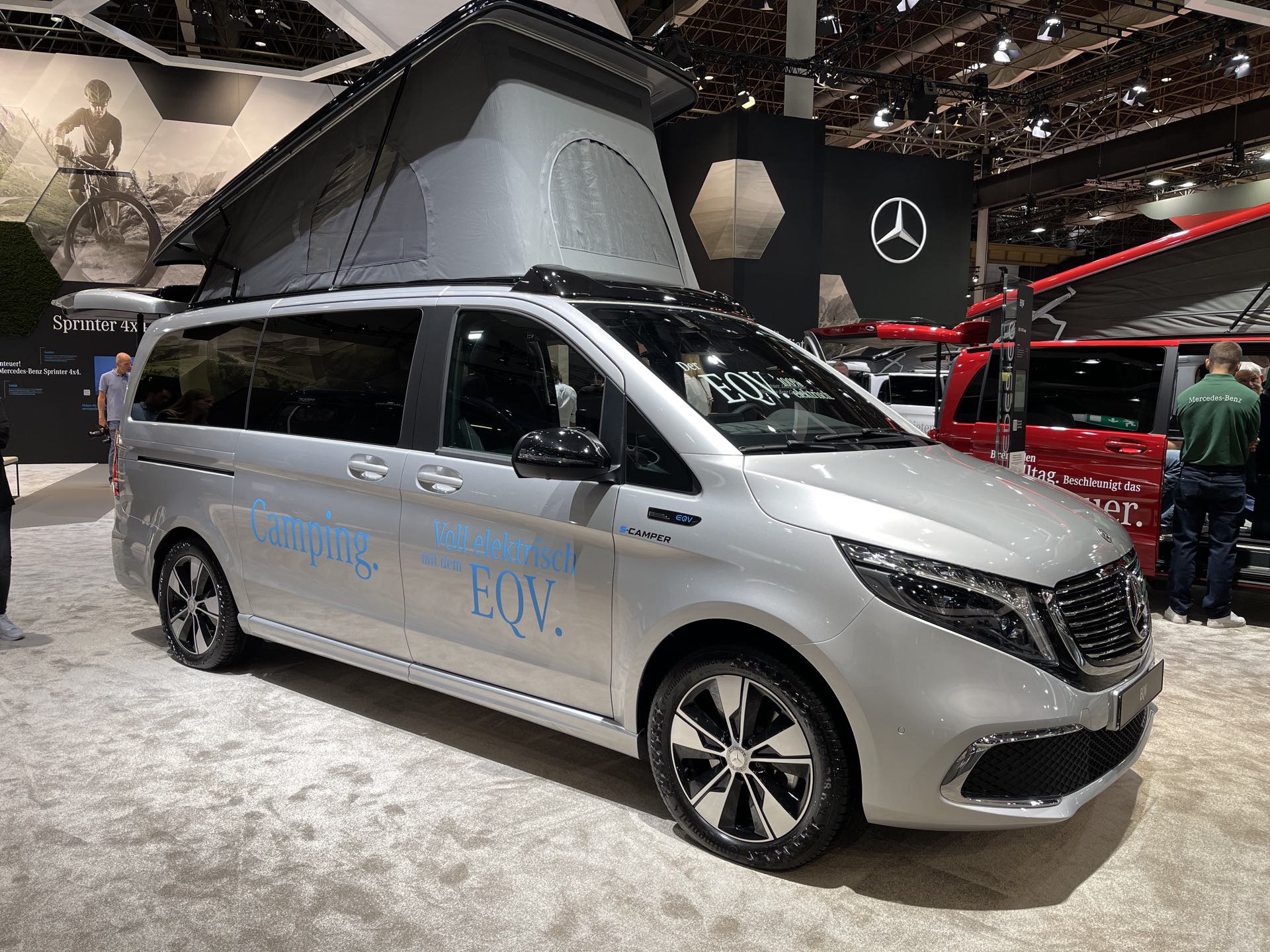 Mercedes EQV. Caravan Salon Dusseldorf 2022
