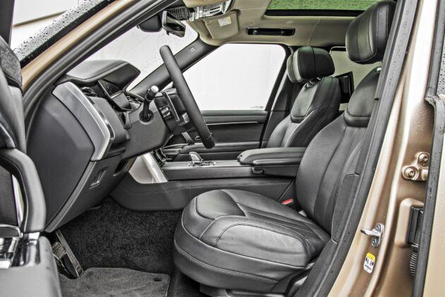 Range Rover - fotele przednie