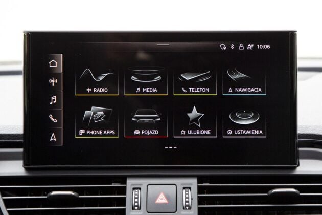 Audi Q5 II - ekran
