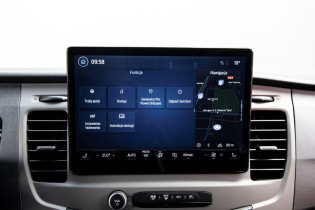 Ford e-Transit - ekran