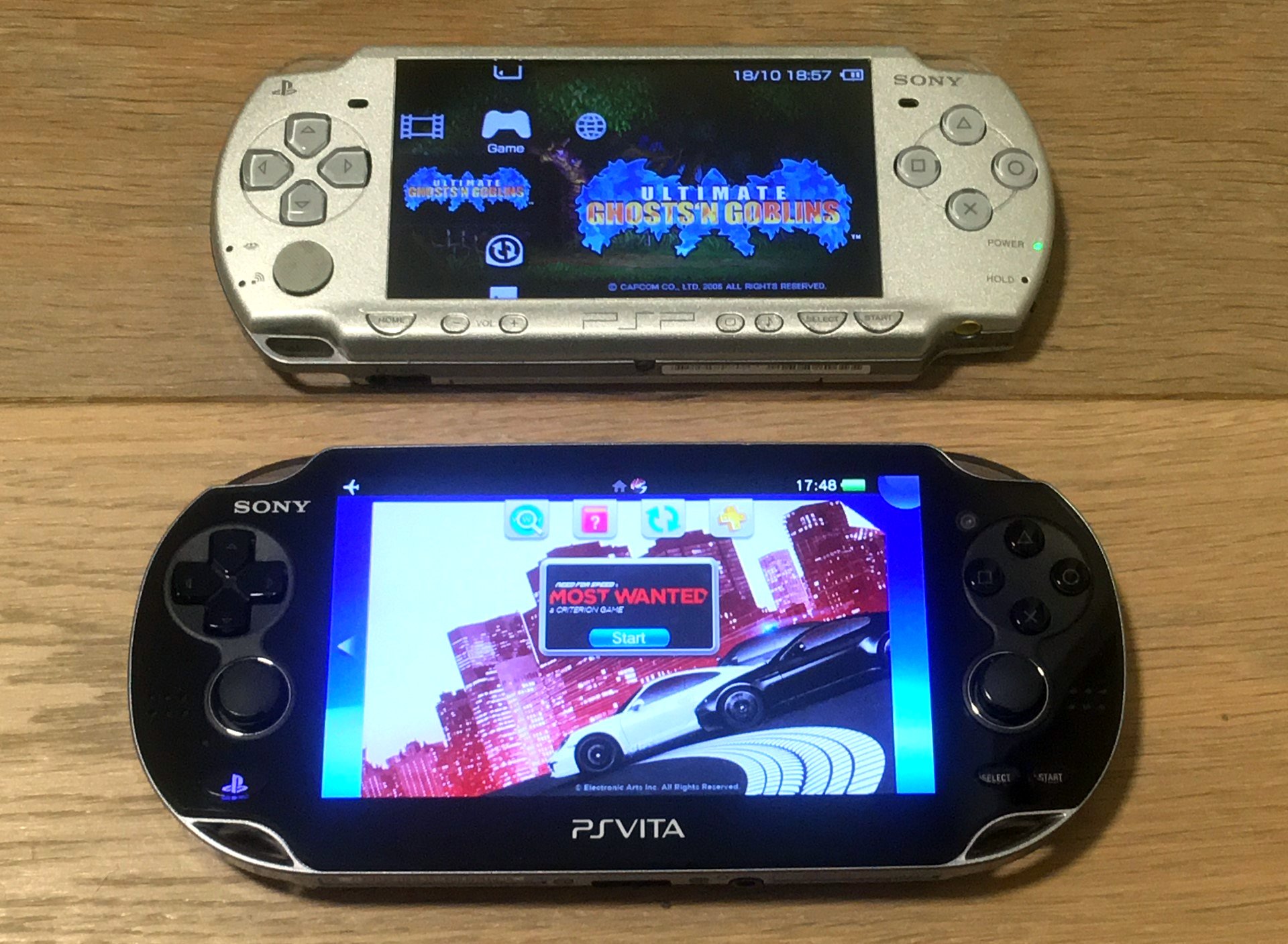 PlayStation Portable i PlayStation Vita