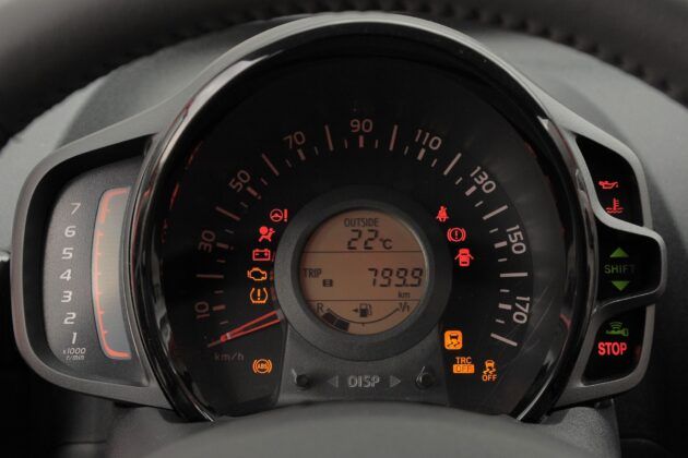 Toyota Aygo II - zegary