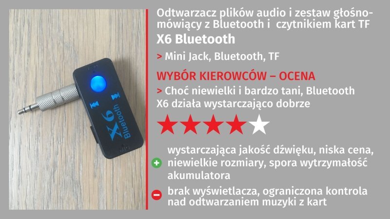 Test Bluetooth X6