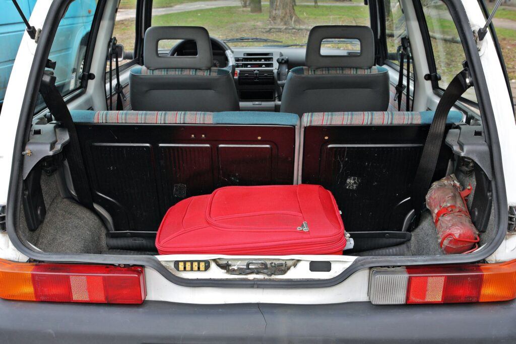Fiat Cinquecento - bagażnik