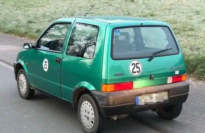 Fiat Cinquecento bez prawa jazdy