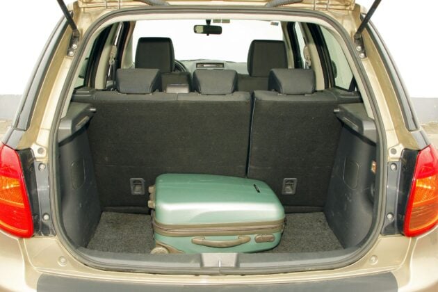 Fiat Sedici - bagażnik