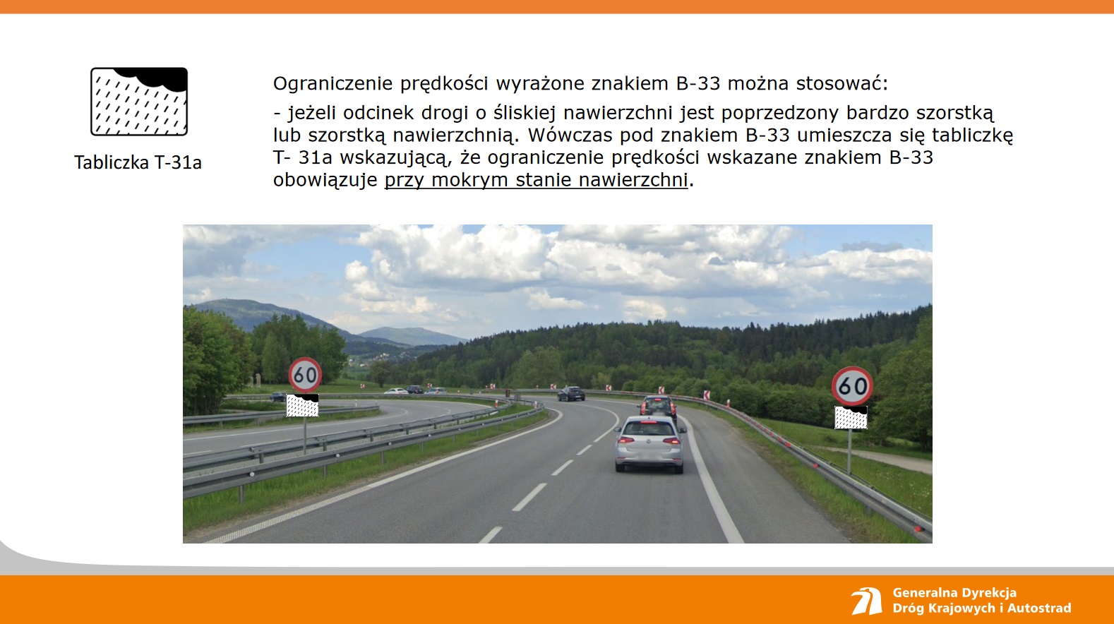 Nowy znak przy polskich drogach