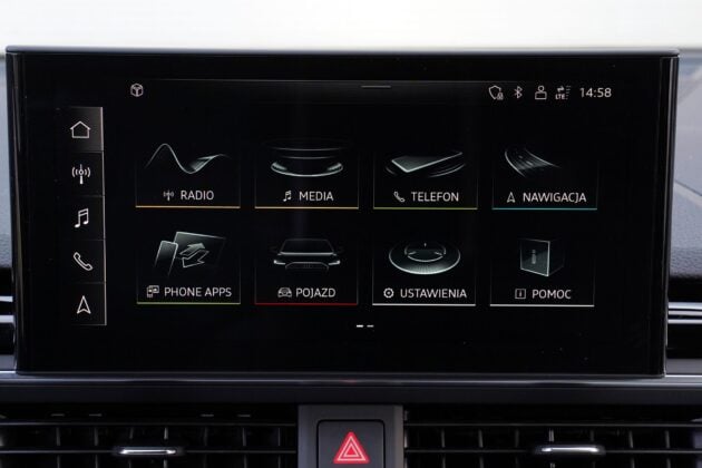 Audi A5 II - ekran