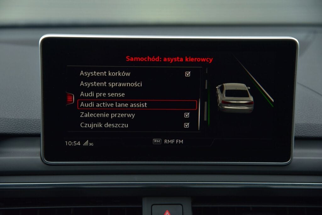 Audi A5 II - ekran