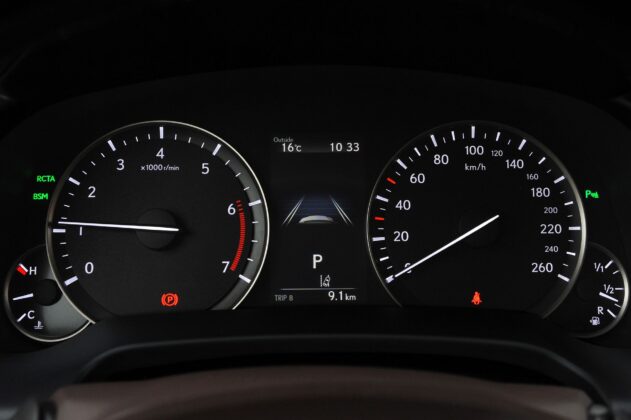 Lexus RX IV - zegary