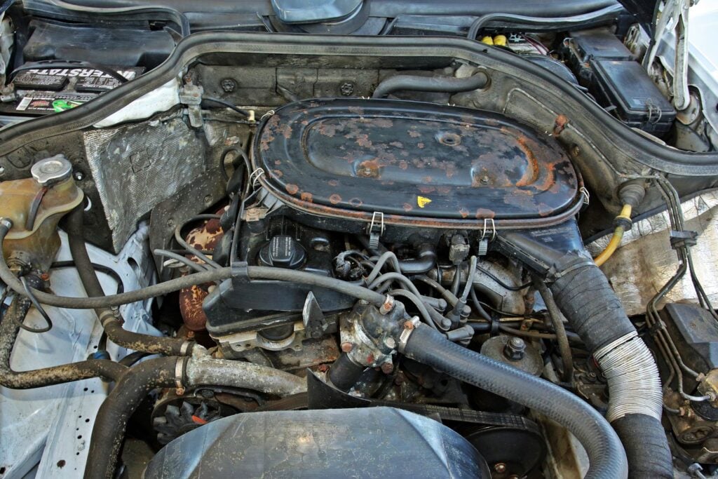Mercedes W124 - silnik benzynowy