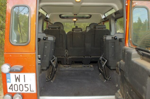 Land Rover Defender I - bagażnik