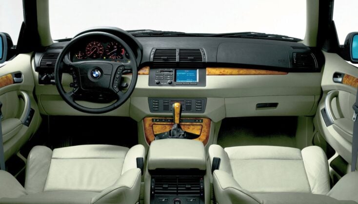 BMW X5 E53 kokpit przedlift