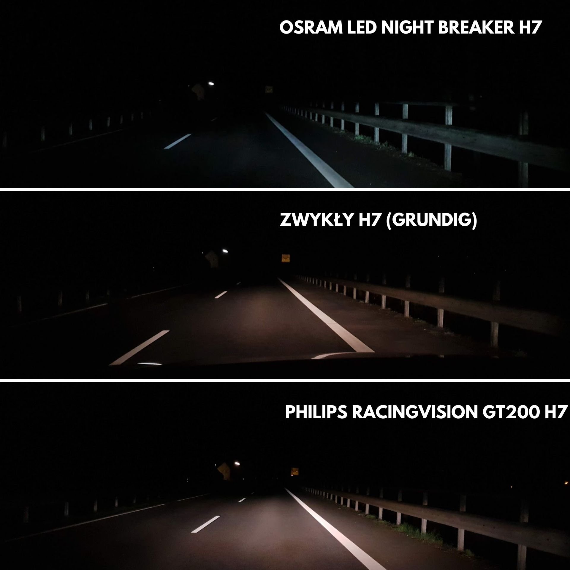 Droga OSRAM H7 LED H7 ZWYKLY PHILIPHS H7 1