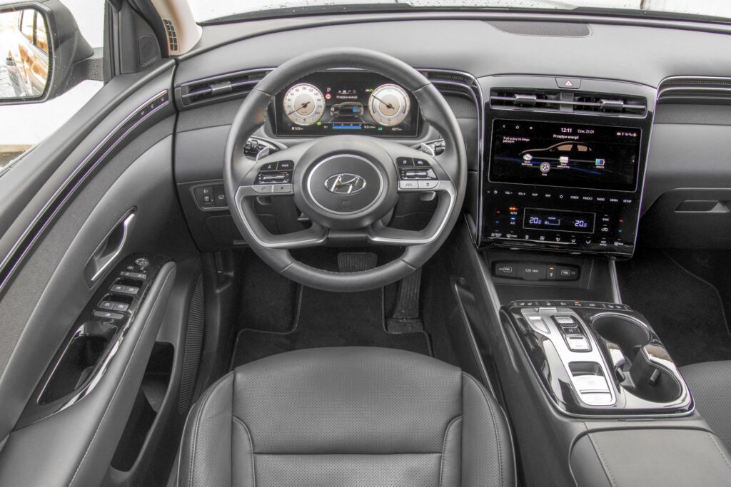 Hyundai Tucson IV - deska rozdzielcza