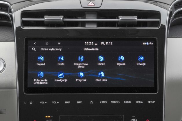 Hyundai Tucson IV - ekran