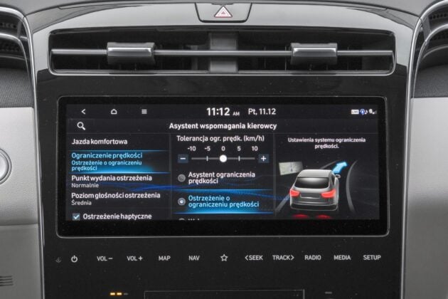 Hyundai Tucson IV - ekran