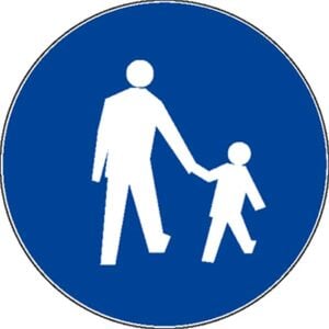 Znak C-16 droga dla pieszych