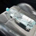 Butelka w samochodzie
