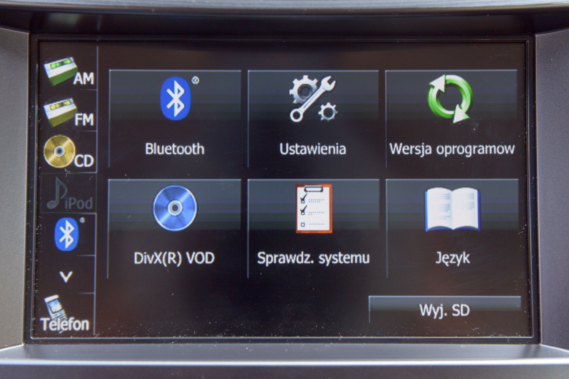 Subaru Outback IV - ekran