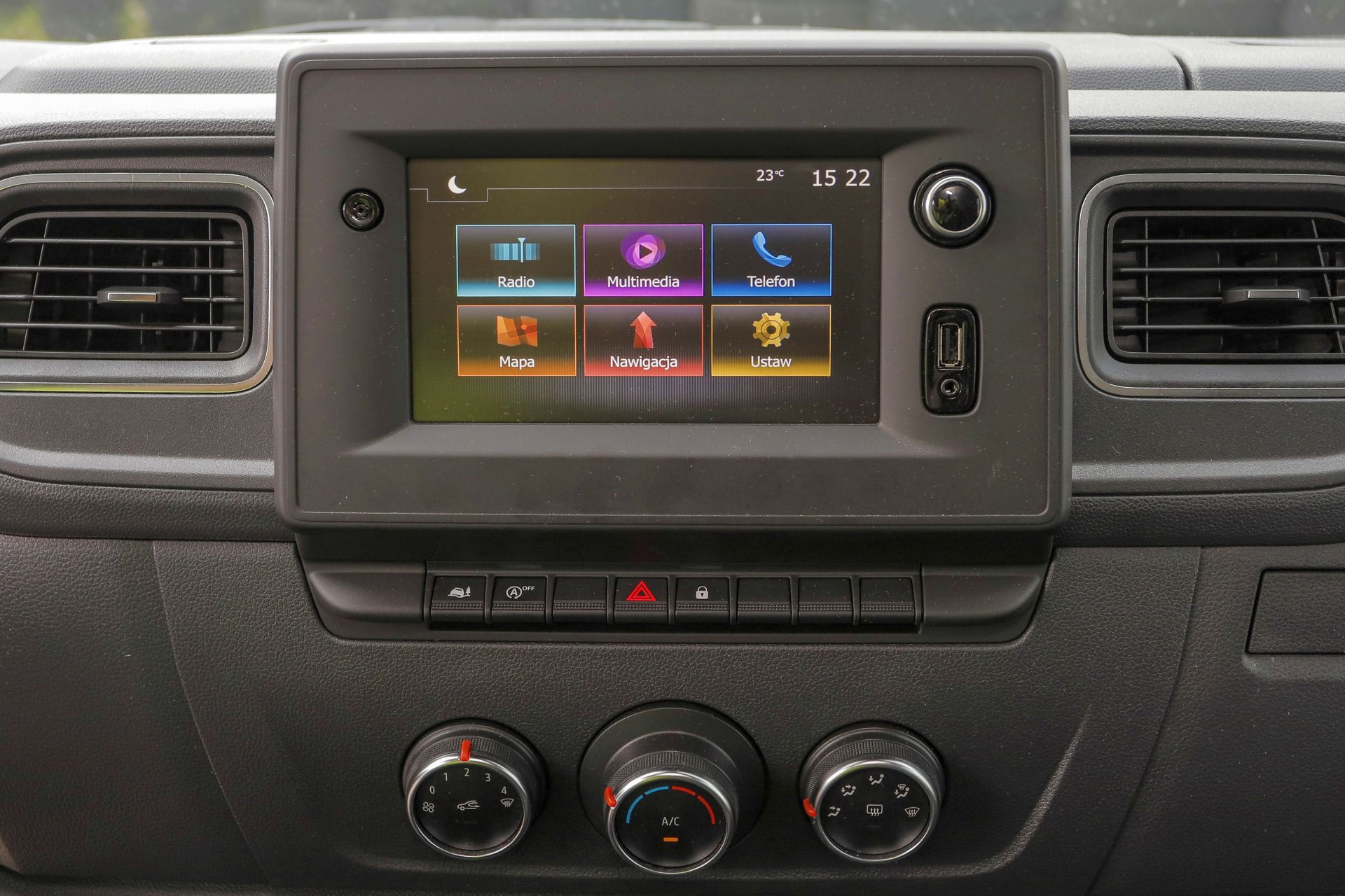 Renault Master III ekran
