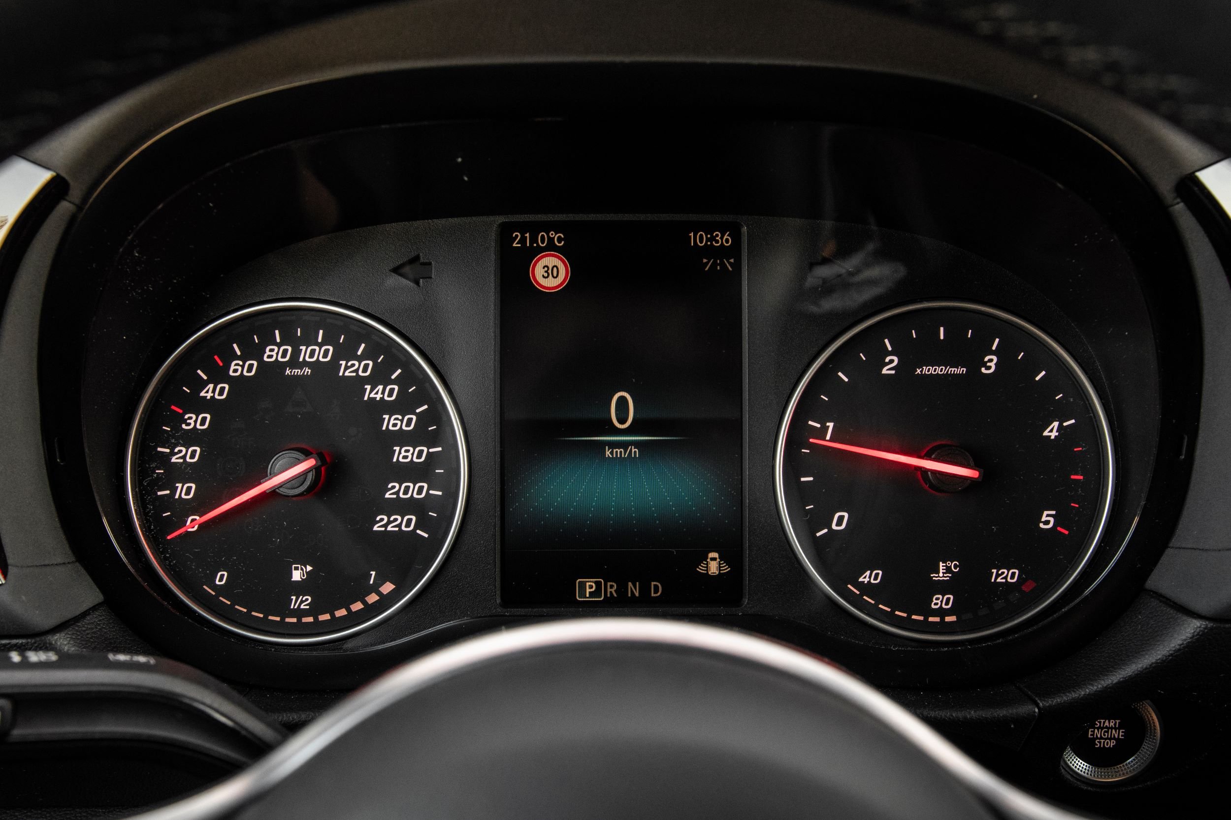 Mercedes klasy T - zegary