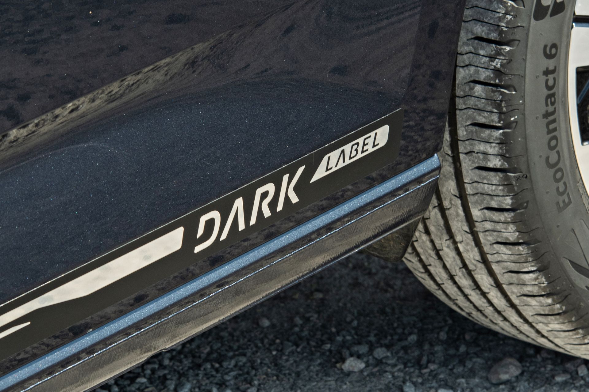 VW Caddy - naklejki Dark Label