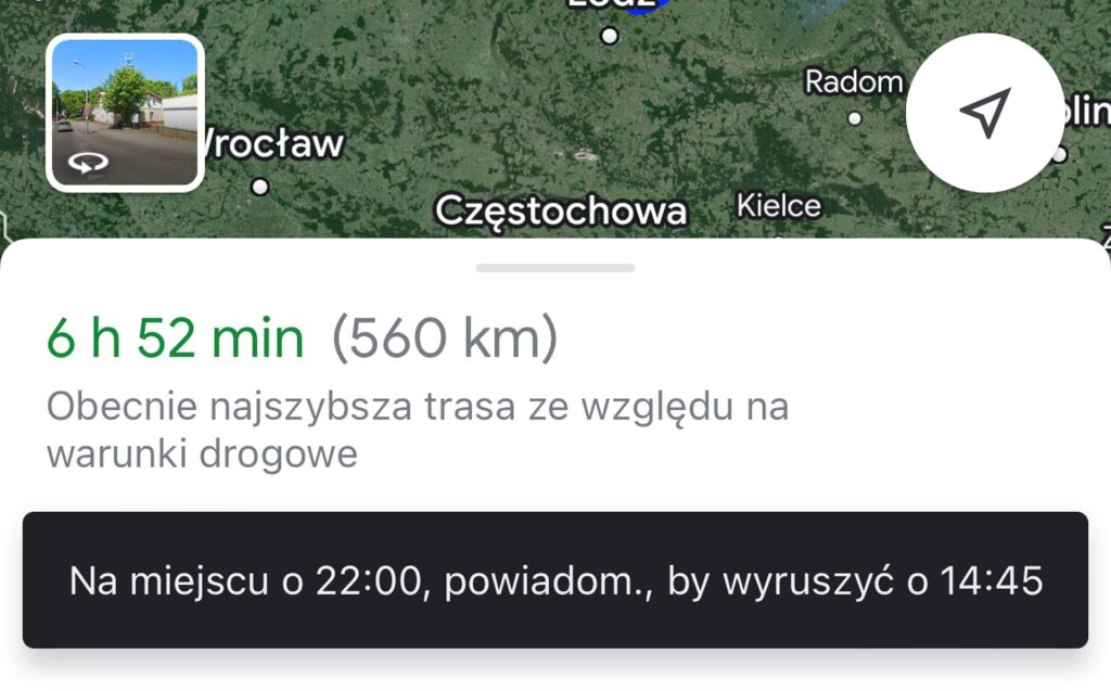 Powiadomienia w Google Maps 03