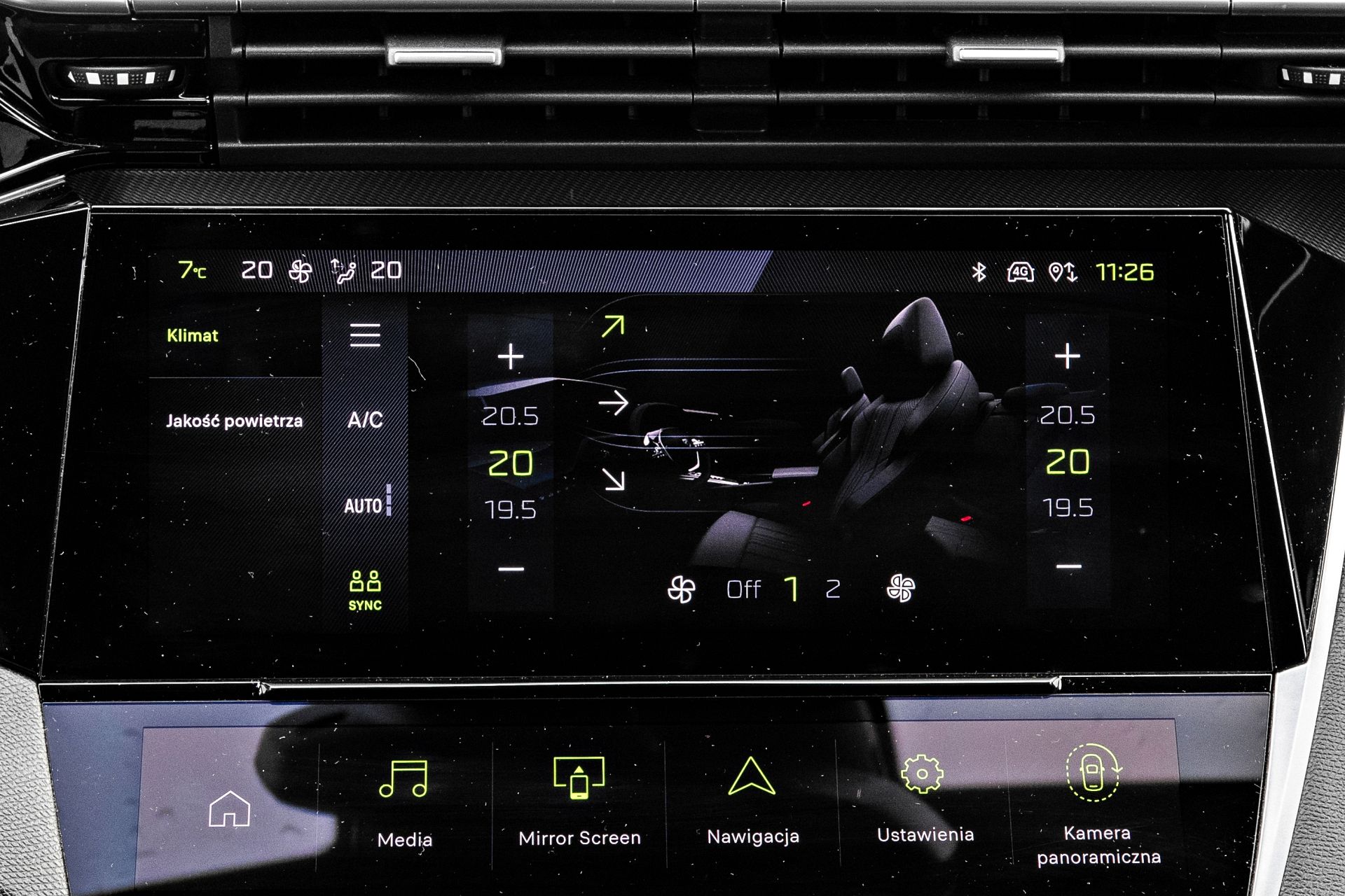 Peugeot 308 - klimatyzacja