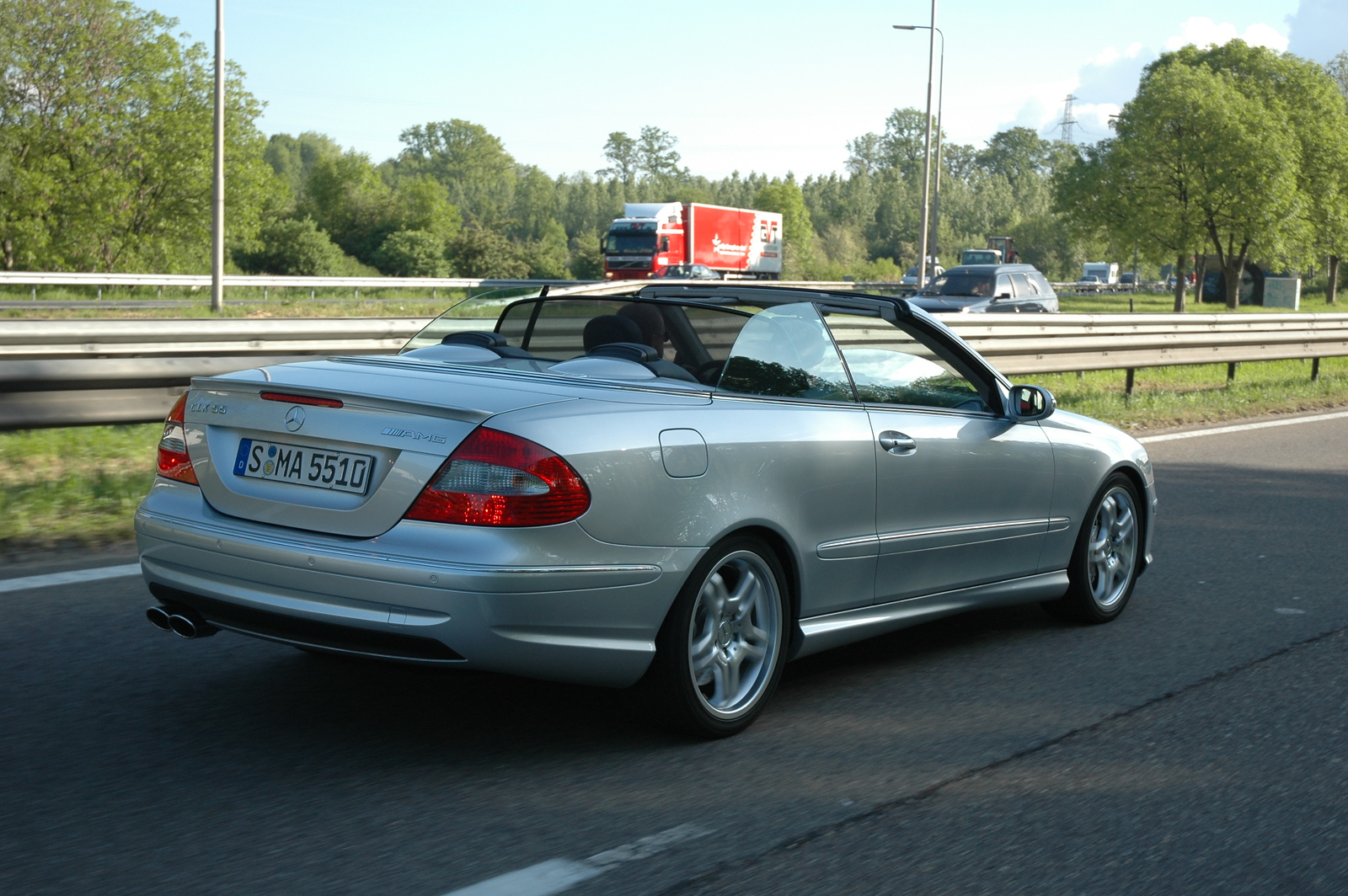 Mercedes CLK Cabriolet A209 2003–2010 - żarówki tył