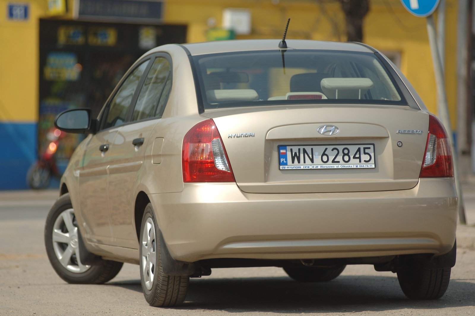 Hyundai  Accent III 2006–2010 - żarówki tył