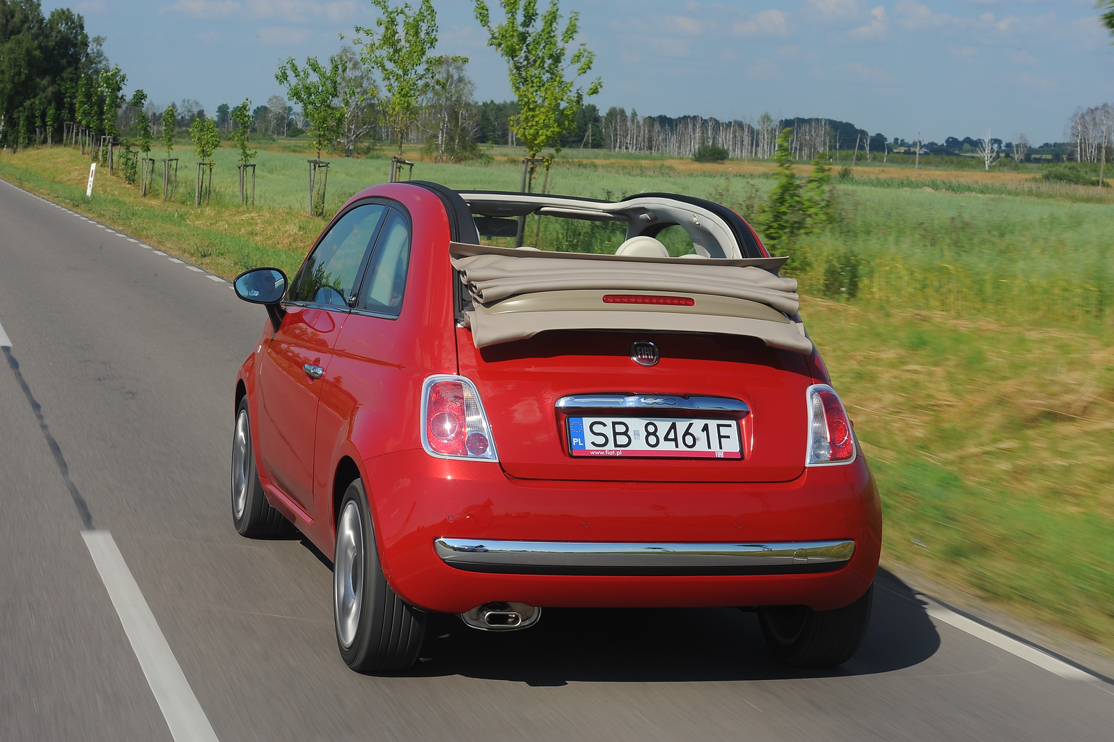 Fiat 500C 2009– - żarówki tył