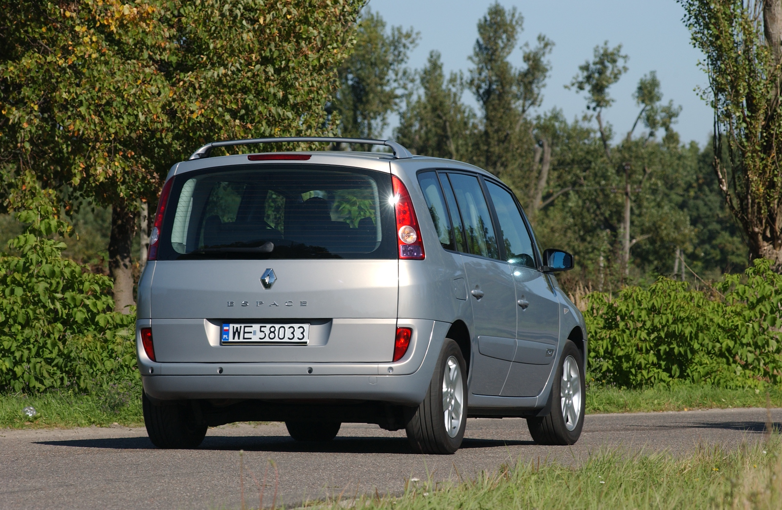 Renault Espace IV (ksenon) 2002–2010 - żarówki tył