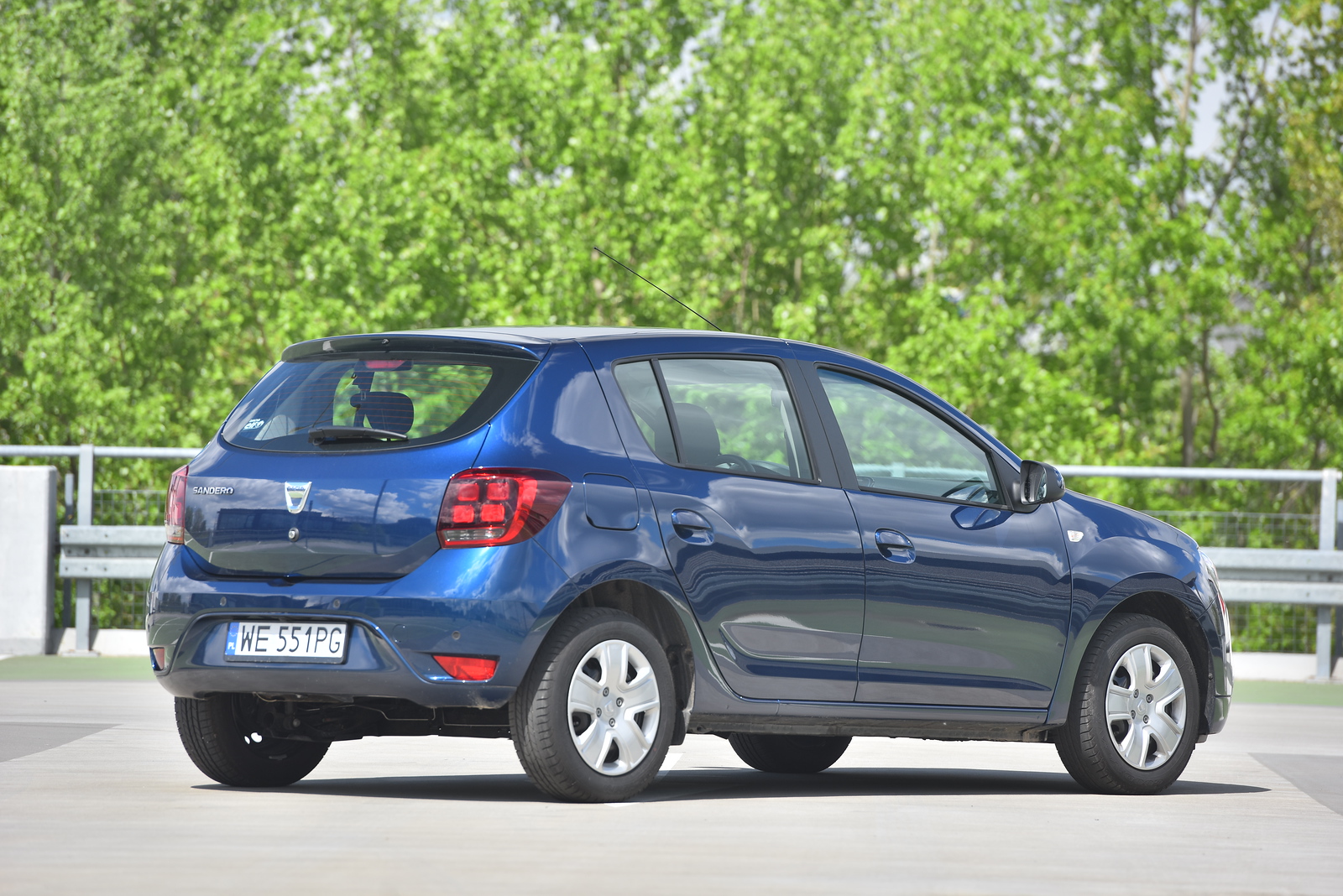 Dacia Sandero II (pojedynczy reflektor) 2012–2020 - żarówki tył