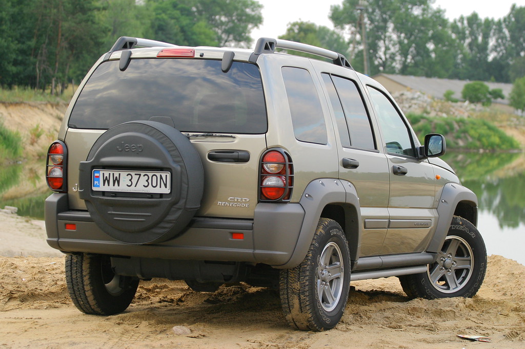 Jeep Cherokee KJ 2001–2008 - żarówki tył