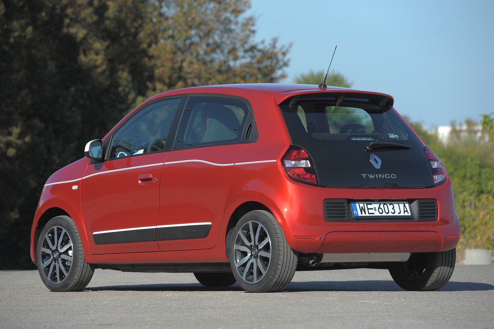 Renault Twingo III 2014– - żarówki tył