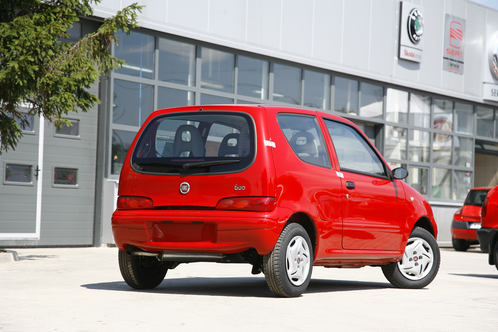 Fiat Seicento FL 2005–2010 - żarówki tył
