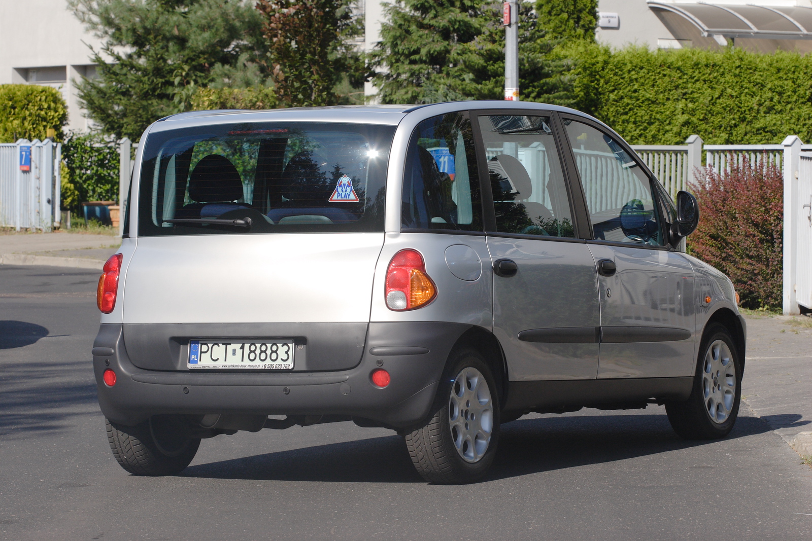 Fiat Multipla 1999–2010 - żarówki tył