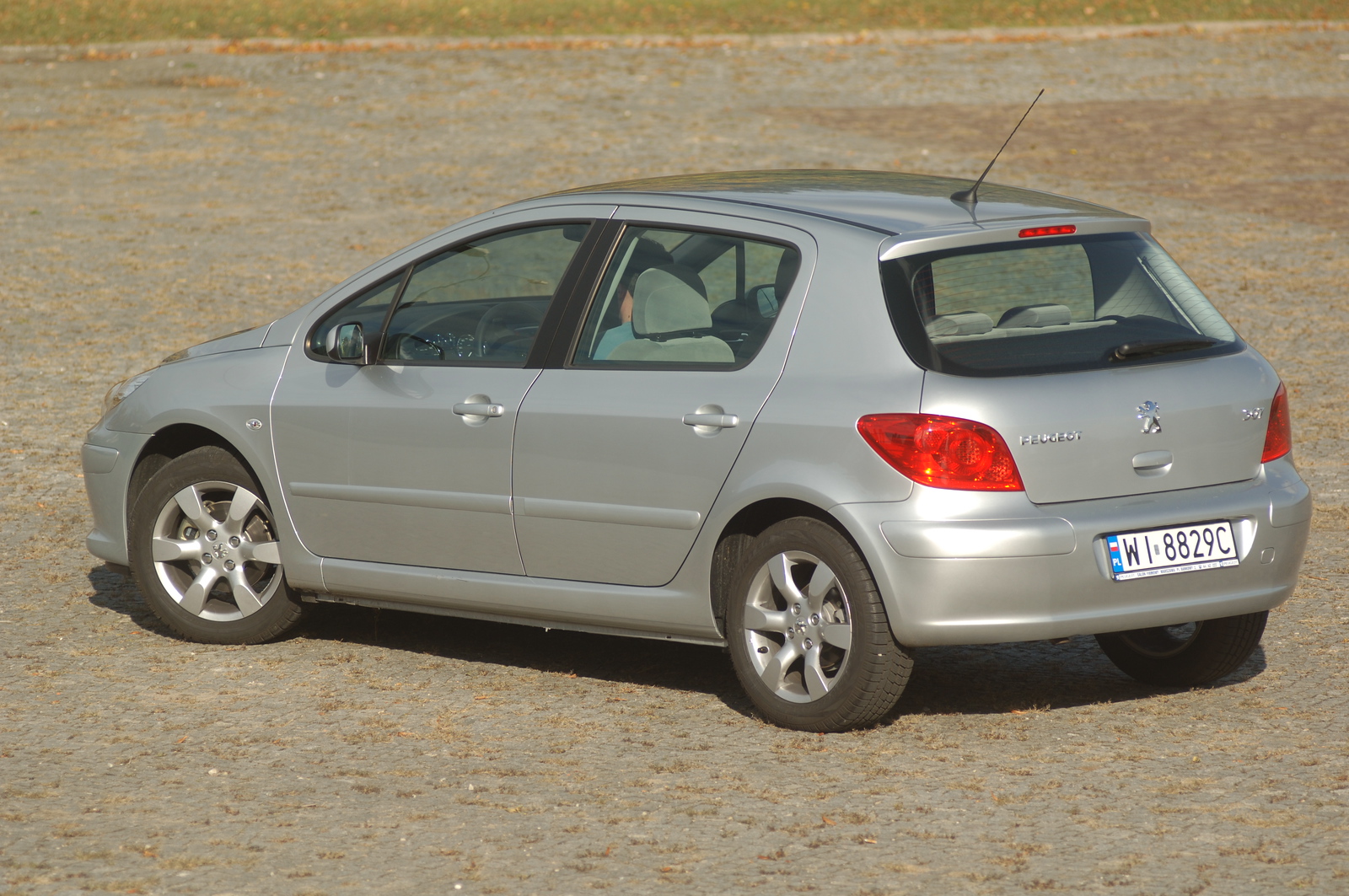 Peugeot 307 FL 2005–2008 - żarówki tył
