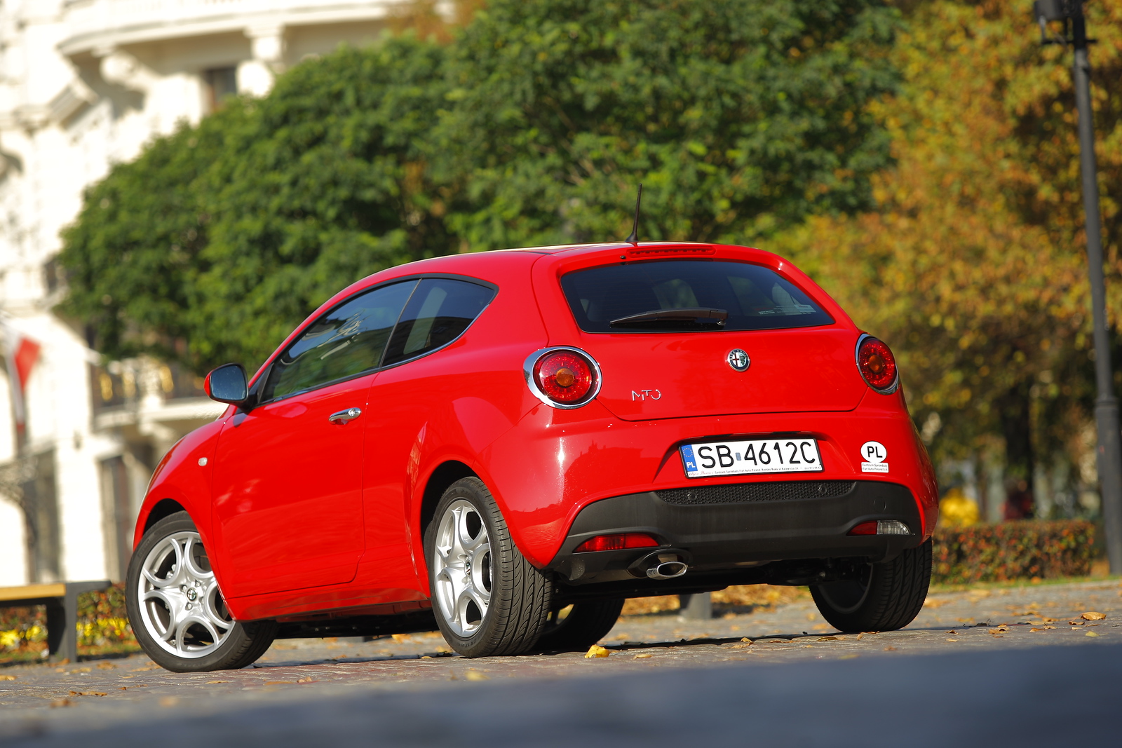 Alfa Romeo MiTo (ksenon) 2008–2011 - żarówki tył