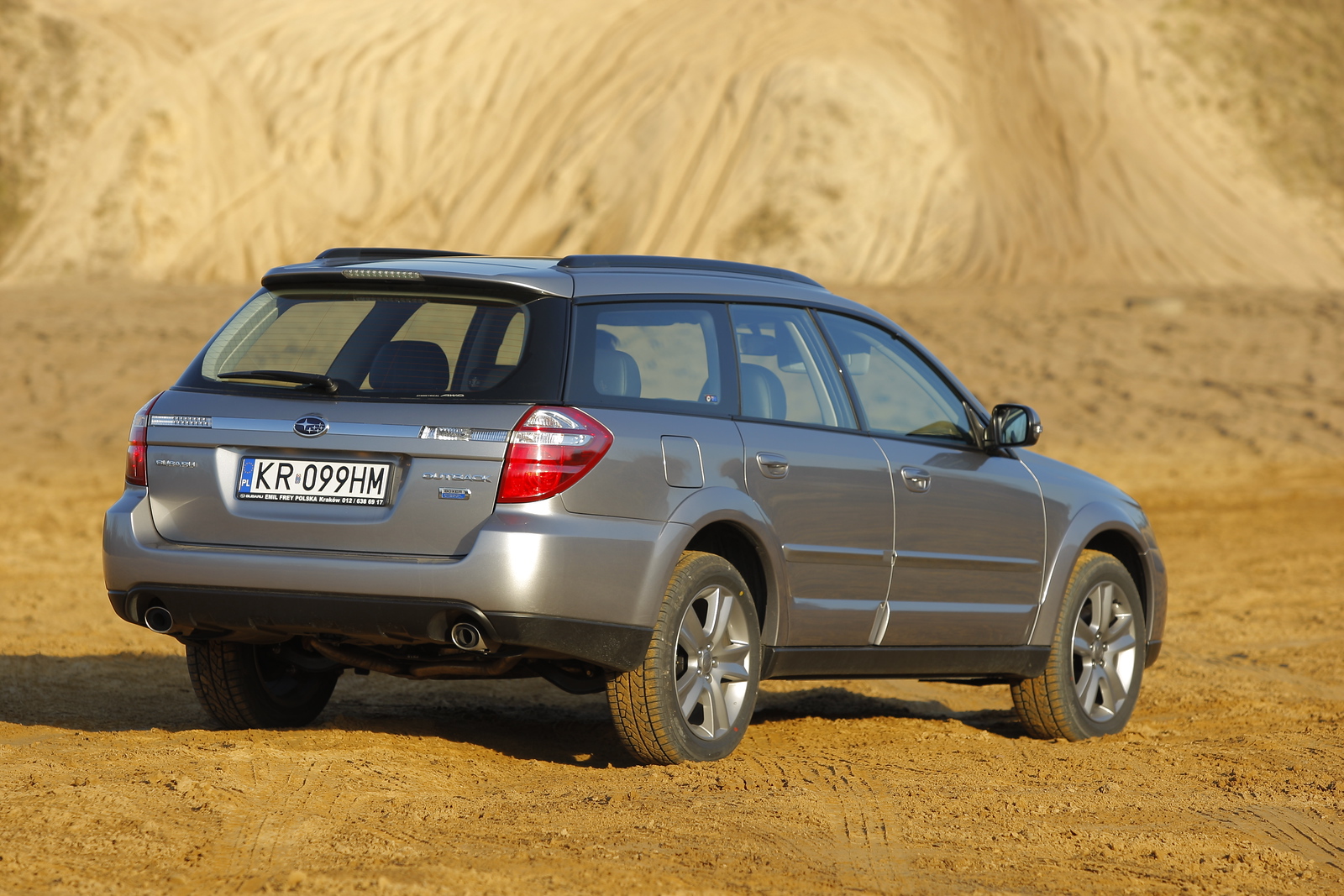 Subaru Outback III 2003–2009 - żarówki tył