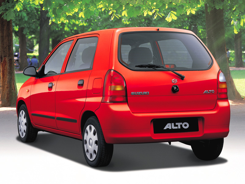 Suzuki Alto HA 2002–2006 - żarówki tył